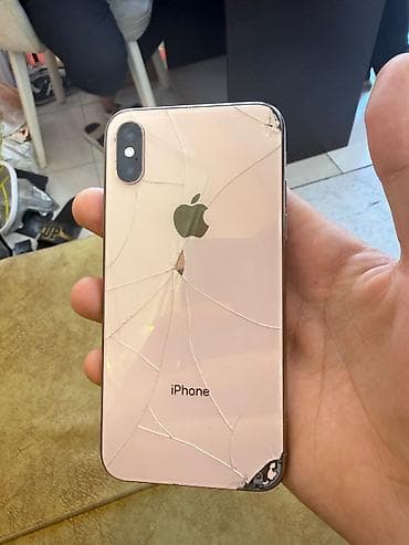 alfa r36: IPhone Xs, 64 GB, Matte Gold, Face ID, Sənədlərlə — 2
