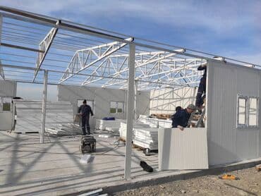 dəmir konteyner: Perefabrik işləri İşçi campları Muhafize otaqlari Yataqxana campları — 4