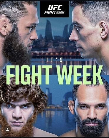 UFC Fight Night tədbiri üçün bilet Təsvir: - Tədbir: UFC Fight Night