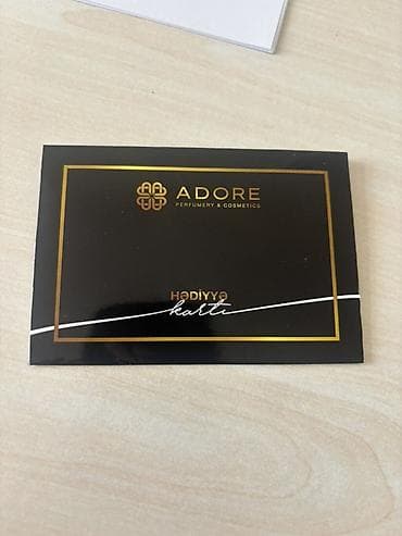 adore hədiyyə kartları: Məhsul: Sabina & Adore Parfumeriya və Kosmetika hədiyyə kartı — 2