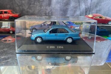 metbex tavan modelleri: Коллекционная модель Mercedes-Benz C200 W202 blue 1994 Altaya Scale — 1