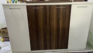 mebel taxt: Ofis üçün L‑şəkilli iş masasının dəsti - Material: MDF/LDSP — 6