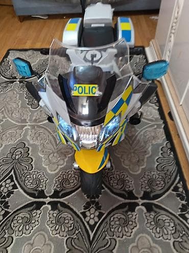 kinder stranger things: Uşaq üçün elektrikli polis motosikleti – BMW R1200 RT dizaynı az — 4