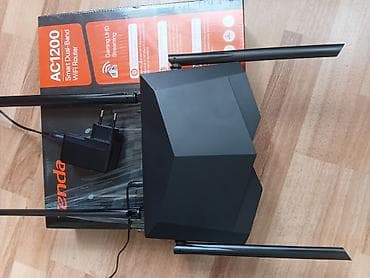 Tenda AC1200 Smart Dual-Band Wi‑Fi Router Xüsusiyyətlər: - İkizolaqlı