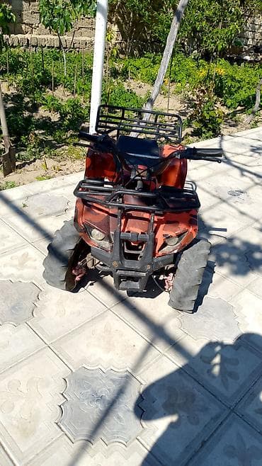təkər type 0: Uşaq/yeniyetmələr üçün elektrik ATV - Gövdə: narıncı-kamuflyaj — 1