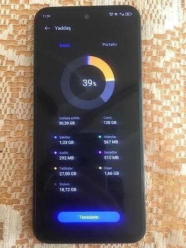 mi stick 4k: Tecno Spark, 128 GB, rəng - Göy, Barmaq izi, İki sim kartlı, Face ID — 2
