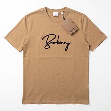 Futbolkalar: Burberry kişi T‑şörtü - Model: qısaqoll, klassik kruq yaxa - — 1