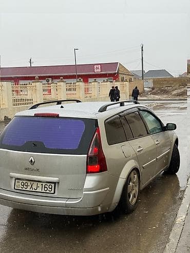 vito salon: Renault Megane II Grandtour (universal) – gümüşü rəng Nömrə: 99-XJ-169 — 3
