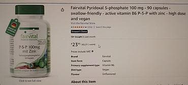 rende: Məhsul: Fairvital P-5-P 100 mg sinklə – aktiv Vitamin B6 — 3