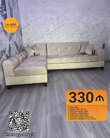 Künc divan, Açılan, Bazalı, Parça, Şəhərdaxili pulsuz çatdırılma