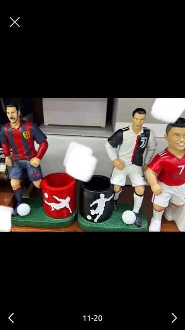 divar fiqurlari: Fiqur, Keramika, rəng - Qızılı — 15