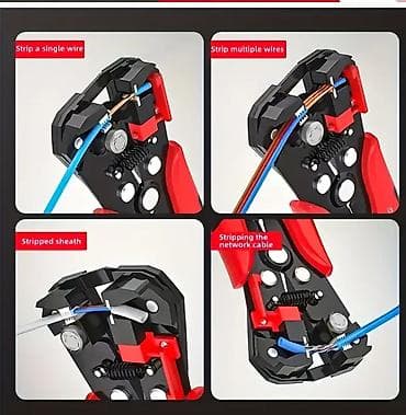 zərlər: Avtomatik kabel soyucu və sıxıcı alət - Çoxfunksiyalı: kabel soyma — 5