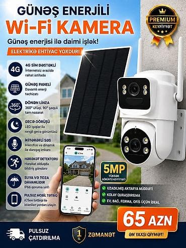 Catdirilma var. Guneş Panelli Wifi Model keyfiyyetli Qiymet 65azn