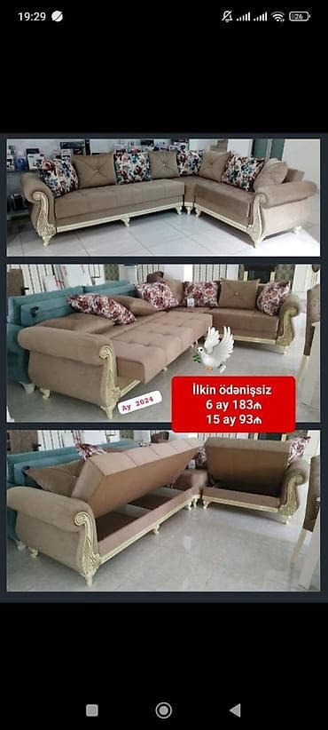 metbex divani satilir: Yeni, Künc divan, Divan, Bazalı, Açılan — 1