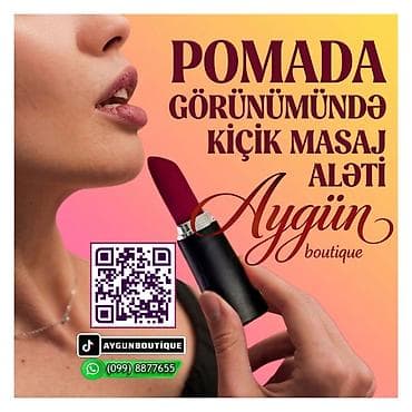 Kiçik masaj aləti Pomada görünümlü üz və həssas nahiyələr üçün — 1