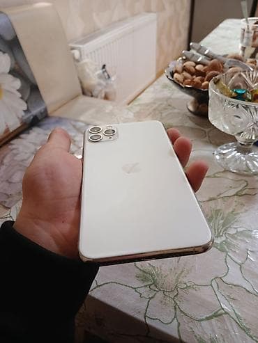 iphone 7 nausnik: IPhone 11 Pro Max, 512 GB, Ağ, Face ID — 6