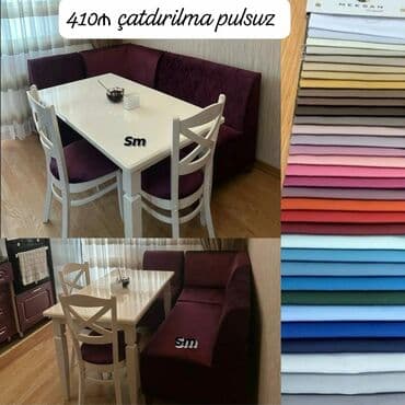 mətbəx ucun divan: *Sifarişlə hazırlanır* ✔️Kuxna üçün stol stul dəsti✨✨. 2 stul 1 — 6