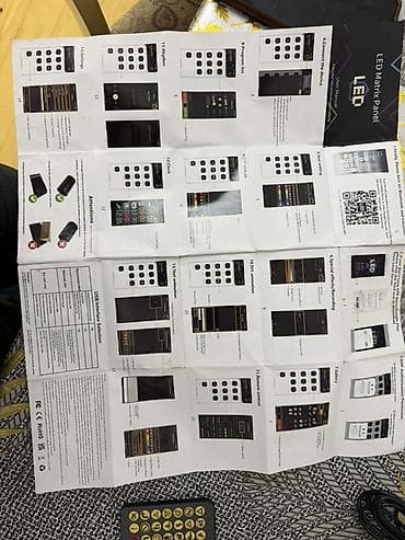 matrix boom: RGB LED matris ekran paneli – proqramlaşdırıla bilən animasiya lövhəsi — 8
