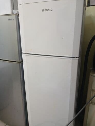 soyducular: İşlənmiş 2 qapılı Beko Soyuducu Satılır, rəng - Ağ, Təkərli — 2