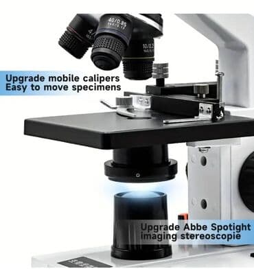 lazer urvin satilir: Mikroskop. Optik mültifunksional, metal çərçivə ilə, masa üstü — 8