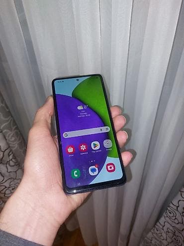 samsung telofonlar: Samsung Galaxy A52s, 128 GB, rəng - Bənövşəyi, İki sim kartlı — 9
