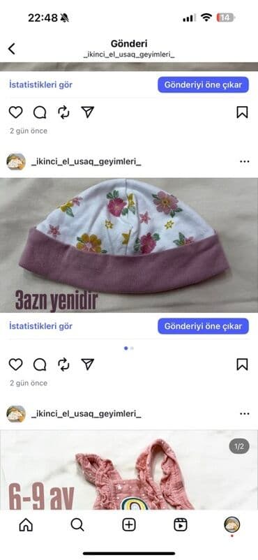 predo pampers 1: Uşaq geyimləri paketi – müxtəlif ölçü və modellər - Sarı rəngli — 37