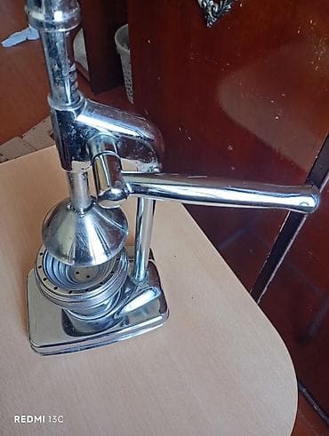nar ciceyi: Manuel sitrus şirəçəkən (pres) - Material: tamamilə metal gövdə və — 1