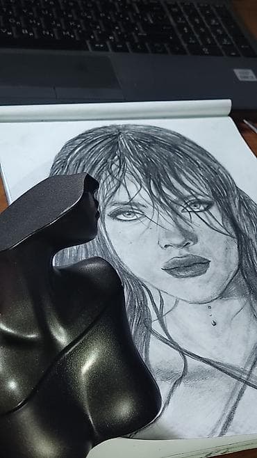 qatar sekli cekmek: Rəsm əsərləri, portretlər — 9