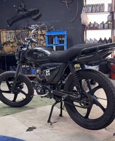 Motosiklet – “M50” seriyası, qara rəng, 80kub(yığdırılıb) 8at gücü