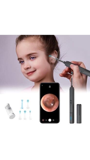 burun temizleme aparatı: Qulaq kamerası👂 Qiymət : 24 AZN🤩 🎥HD Kamera və 360° Geniş Bucaq - Bu — 1