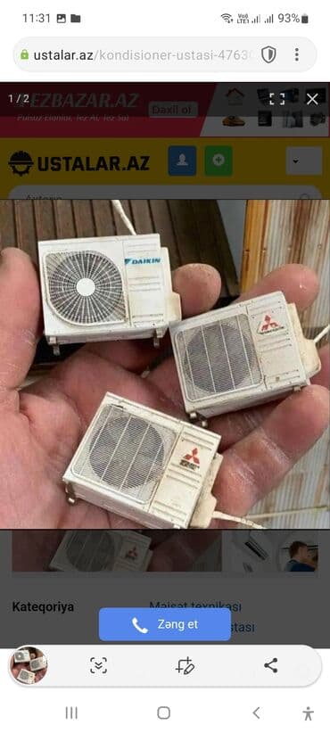 hörgü usdası: Təmir, Split kondisionerlər, Frion vurulması, Zəmanətlə, Pulsuz diaqnostika — 2