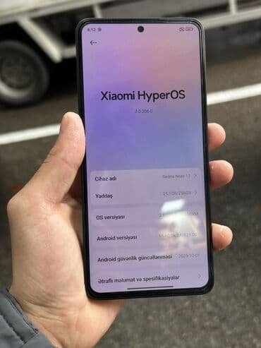 sensörlü aspiratör: Xiaomi Redmi smartfon - Ekran: tam ekran dizayn, ön kameraya görə — 5