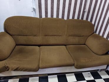 диваны для кафе и ресторанов: Диван, Нераскладной, Без подьемного механизма, Ткань — 1