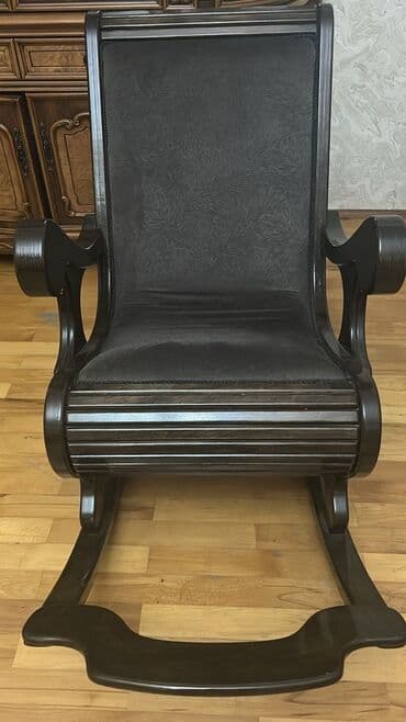 висячее кресло: Кресло-качалка, Кожзаменитель, Нет доставки — 1