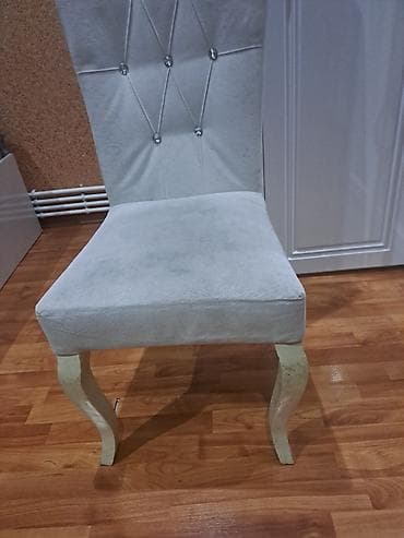 Qonaq otağı üçün, Qatlanmayan, rəng - Ağ Stul — 3