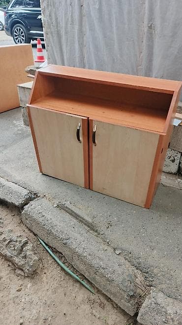Mətbəx/saxlama dolabı - Material: laminat/DSK (ağac teksturalı), iki