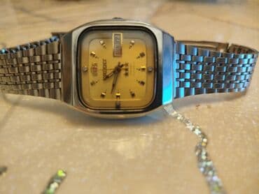 sahat: İşlənmiş, Qol saatı, Orient, rəng - Gümüşü — 3