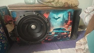 Avtomobil üçün sabvufer qutusu və dinamik - Güclü bas üçün böyük