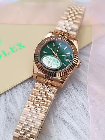 saat gence: Yeni, Qol saatı, Rolex, rəng - Qızılı — 9