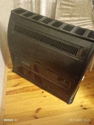 radiator qızdırıcı: Qaz sobası/konvektor tipli otaq isidicisi - Rəng: qara - Döşəmə — 1