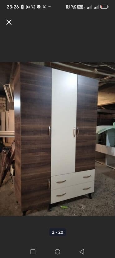 qapi: Yeni, Açılan, 1 qapı Düz dolab, Dolab-asılqan — 8