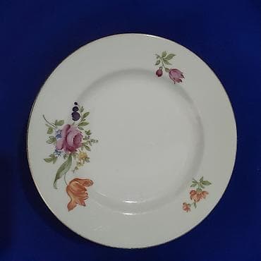 Süfrə ləvazimatları: Nahar dəsti, rəng - Ağ, Farfor, Bohemia, 6 nəfərlik, Almaniya — 3