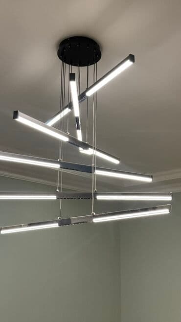 светодиодное табло бегущая строка: Led Çılçıraq, 4 və daha çox lampa, Metal — 3