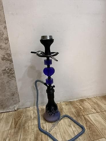 elkdron qelyan: Nargilə komplekti - Rəng: qara-bənövşəyi dizayn, şüşə kolbanın — 2