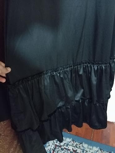bas: Qara maxi don - Stil: Klassik və zərif “little black dress” üslubunda — 2