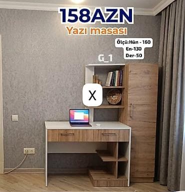 Mebel: Düz masa, Stulsuz, Polkalı, Siyirməli, DSP — 1