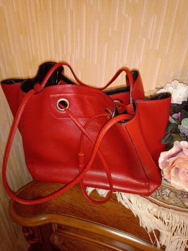 toy sumkaları: Удобная сумка, бордового цвета. Очень красивая — 2