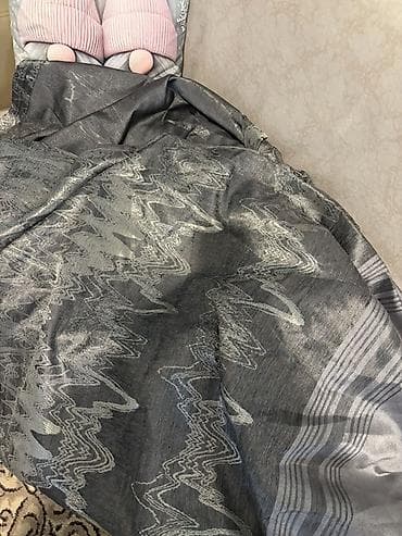 Süni güllər: İşlənmiş, Pərdə, rəng - Gümüşü — 2