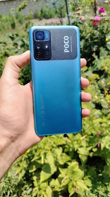 Poco M4 Pro 5G, 128 ГБ, цвет - Голубой, Отпечаток пальца at lalafo.az Poco M4 Pro 5G, 128 ГБ, цвет - Голубой, Отпечаток пальца