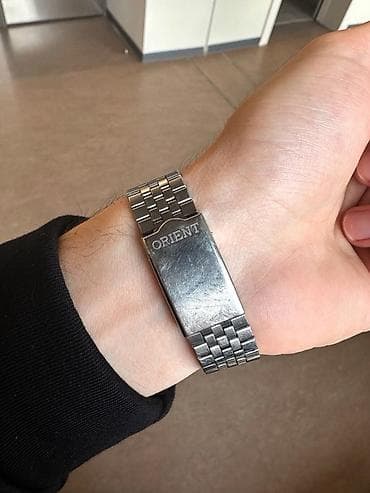 mexanik saat: Qol saatı, Orient, rəng - Gümüşü — 2